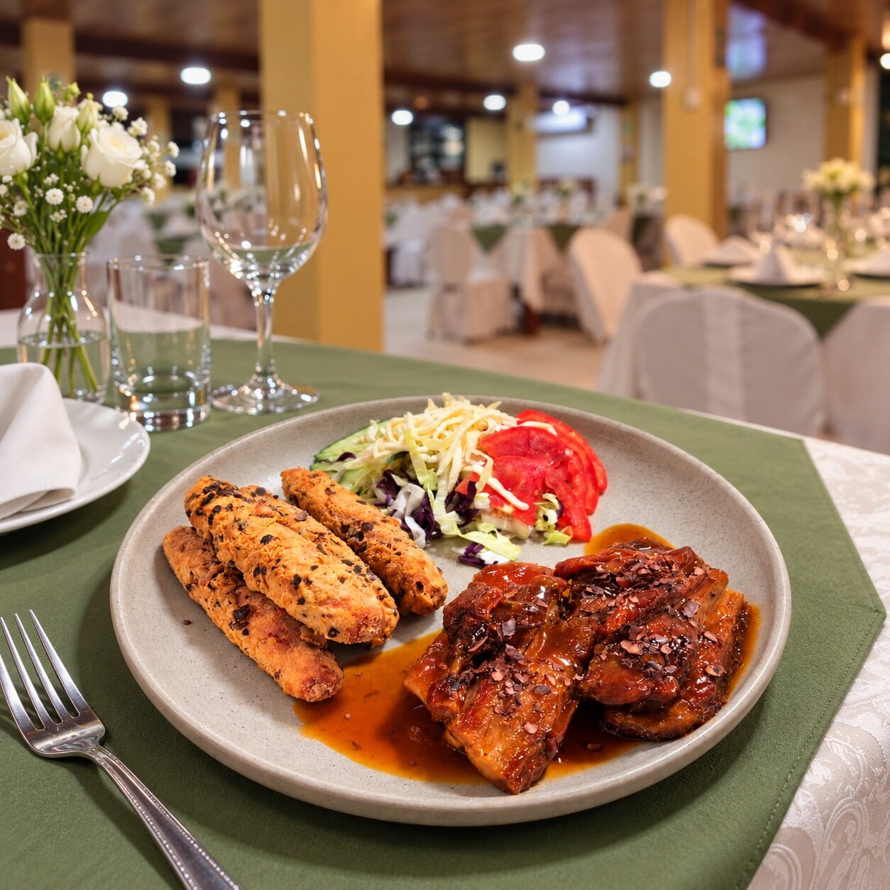 COSTILLAS DE CERDO EN SALSA AGRIDULCE DE MUCÍLAGO — ANTARI RESTAURANT TURISTICO